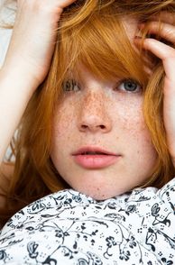 Pretty Freckle Face Teen Redhead