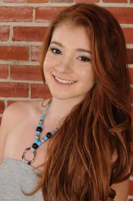 Sweet Smiling Redhead Teen Darling