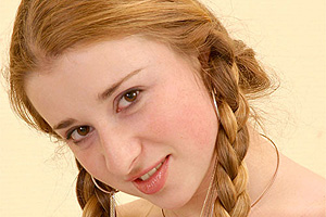 Braided Pigtails Teen Redhead from Nubiles