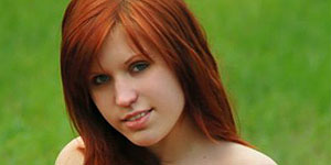 Sassy teen redhead Darya from JustTeenSite