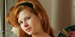 Sassy teen redhead Bekki from JustTeenSite